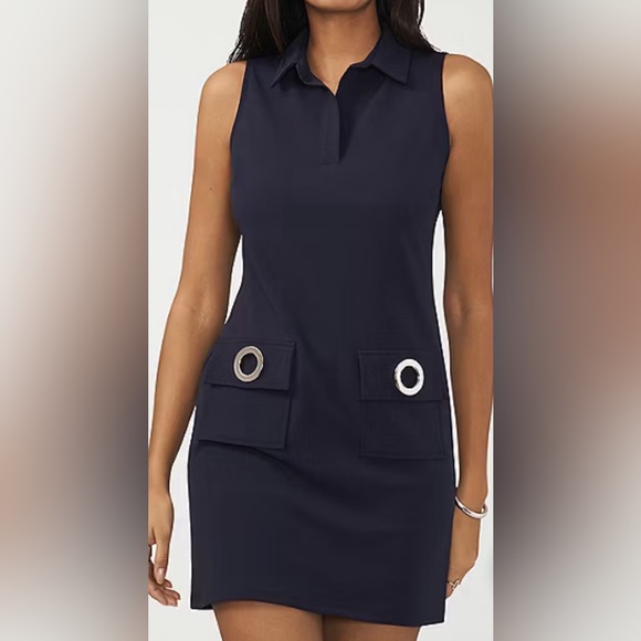 NWOT MSK Petite Black Dress - Picture 1 of 7